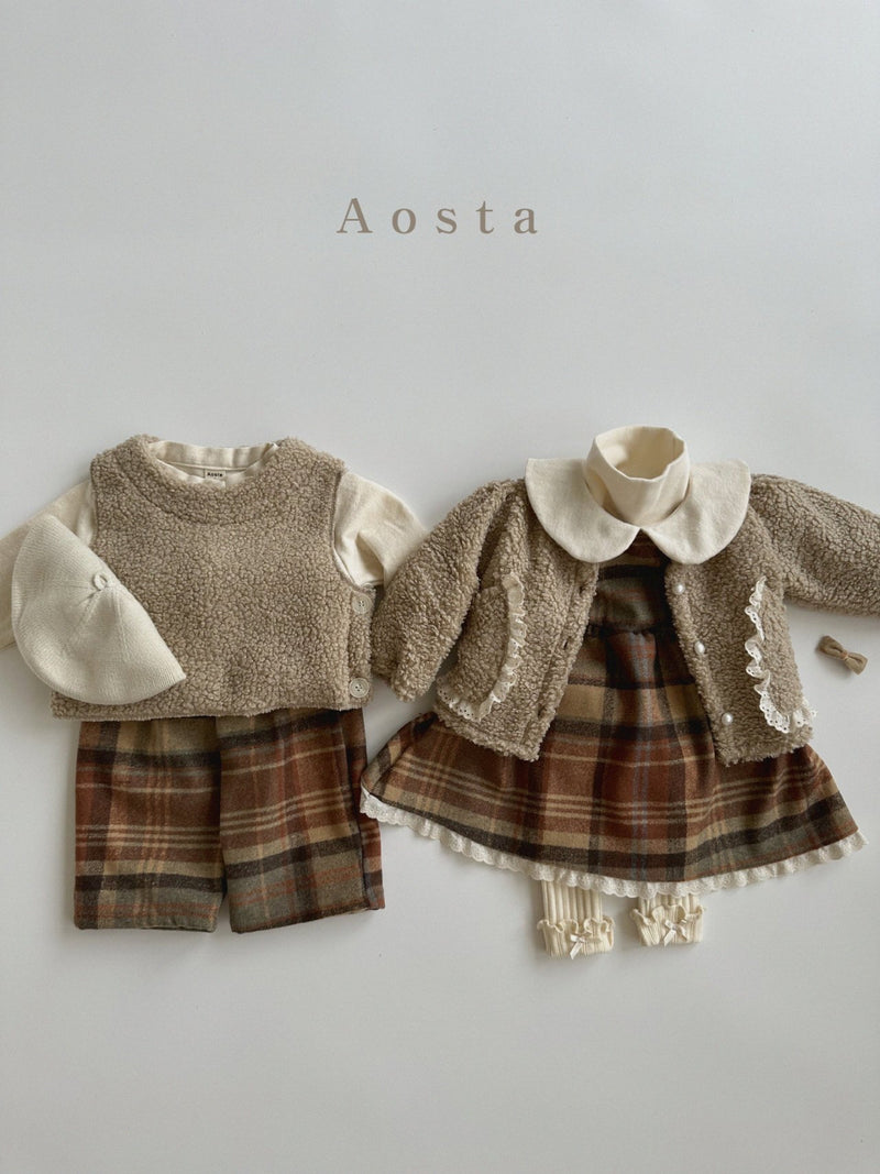 aosta / tete bear cardigan