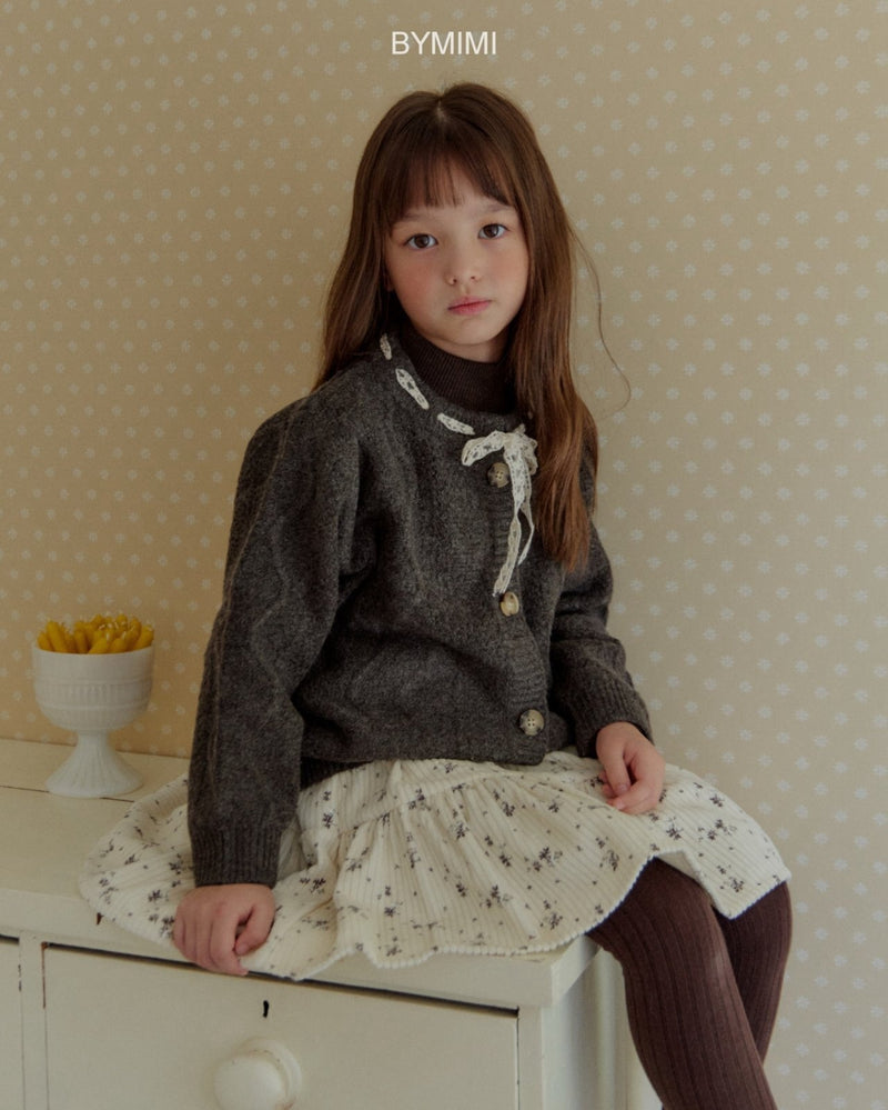 by mimi  / corduroy  skirt【for kids , jr】