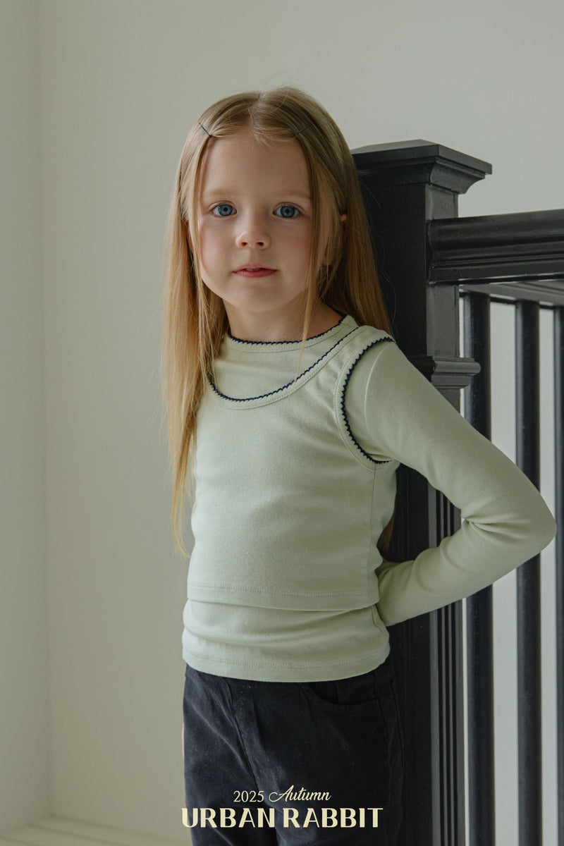 urban rabbit / picot camisole set【for kids & Jr.】
