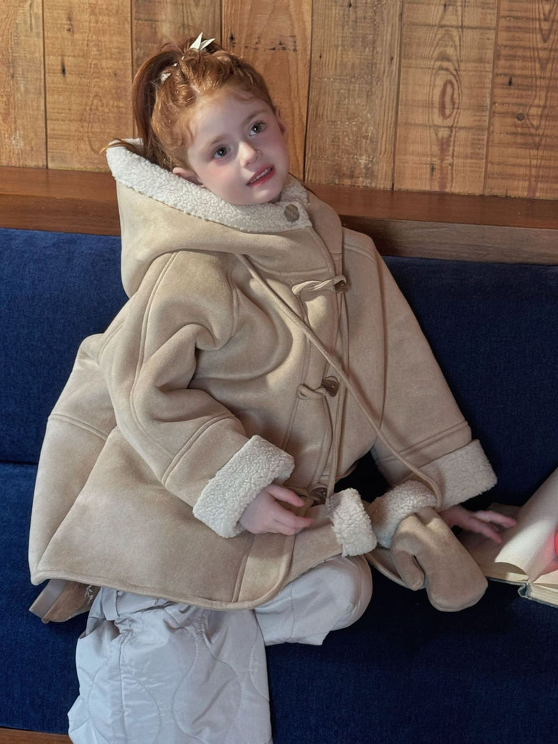 otaly / mouton coat gloves set【for kids , jr】