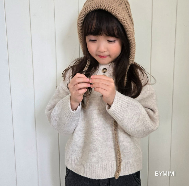 by mimi  / baguette knit tee【for kids , jr】