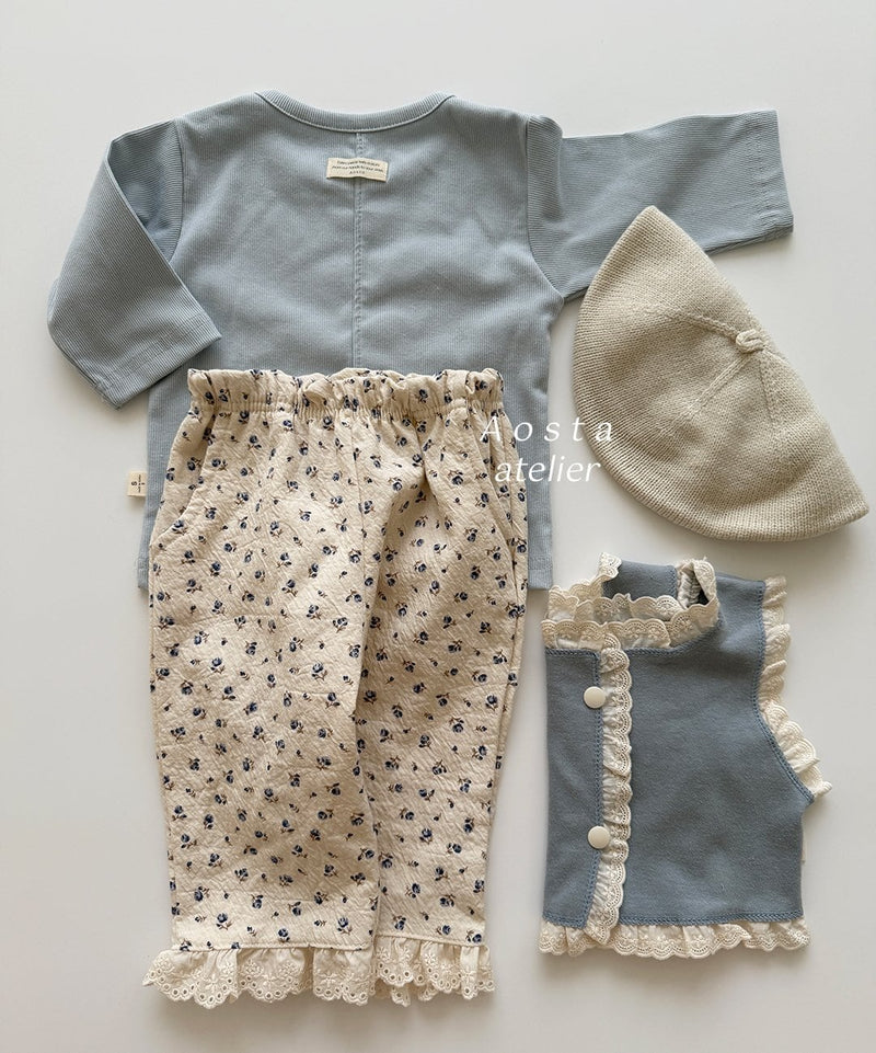 aosta /  every rib tee【for baby&kids】