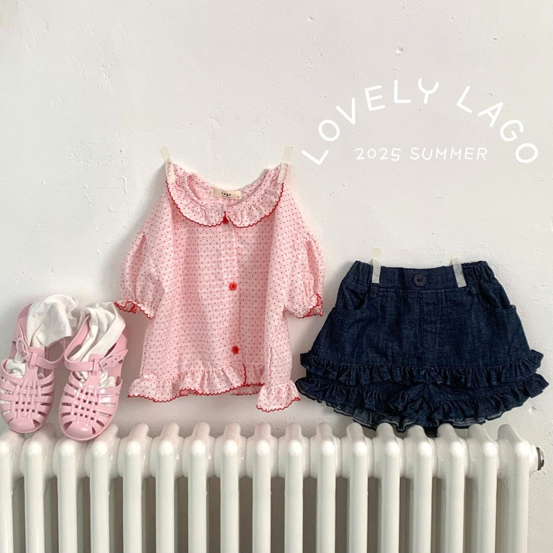 lago / pincot blouse【for kids&Jr. 】