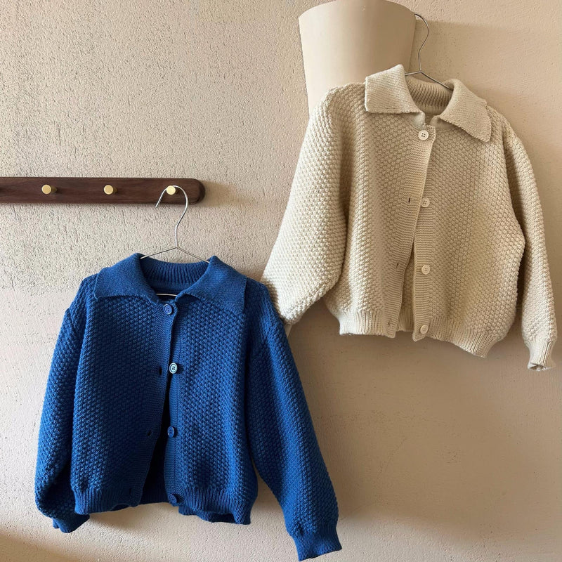moss knit cardigan【for kids , jr】