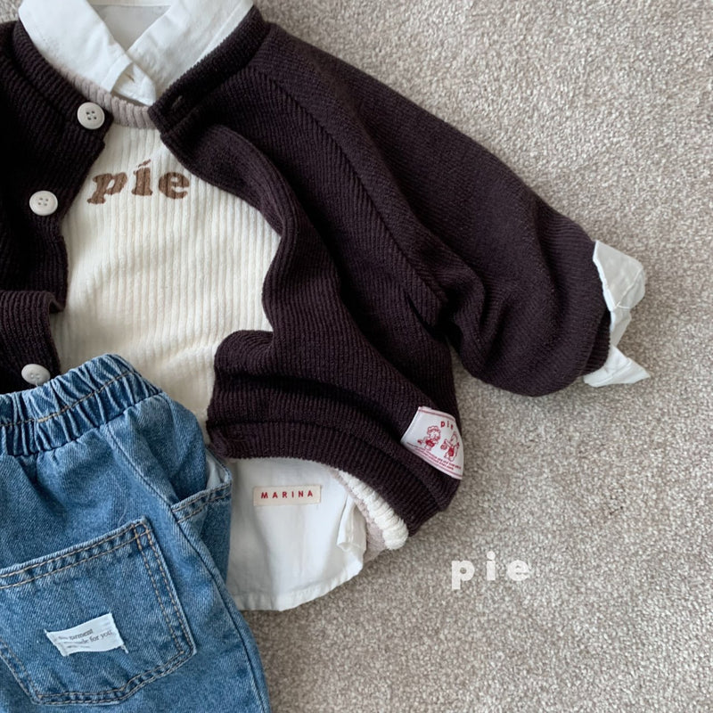 pie/ cookie denim pants