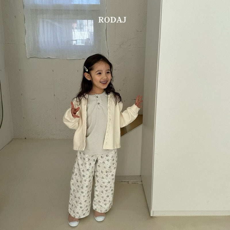 Roda.j  / poem flower pants【for kids & jr.】