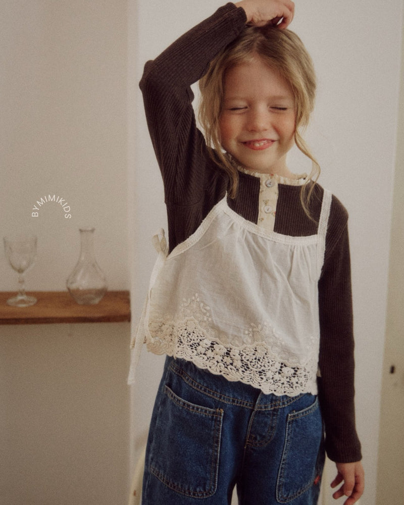 by mimi  / layered bustier【for kids , jr】