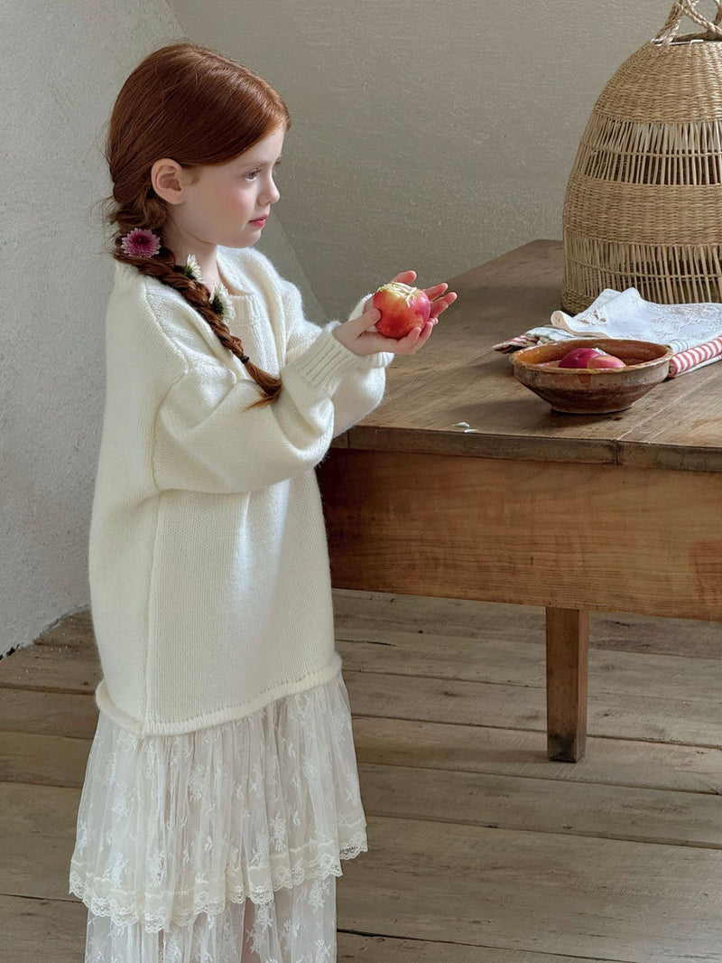 otaly / knit layered one-piece【for kids , jr】(no.5691)