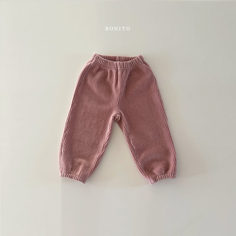 bonito / veloa rib jogger pants