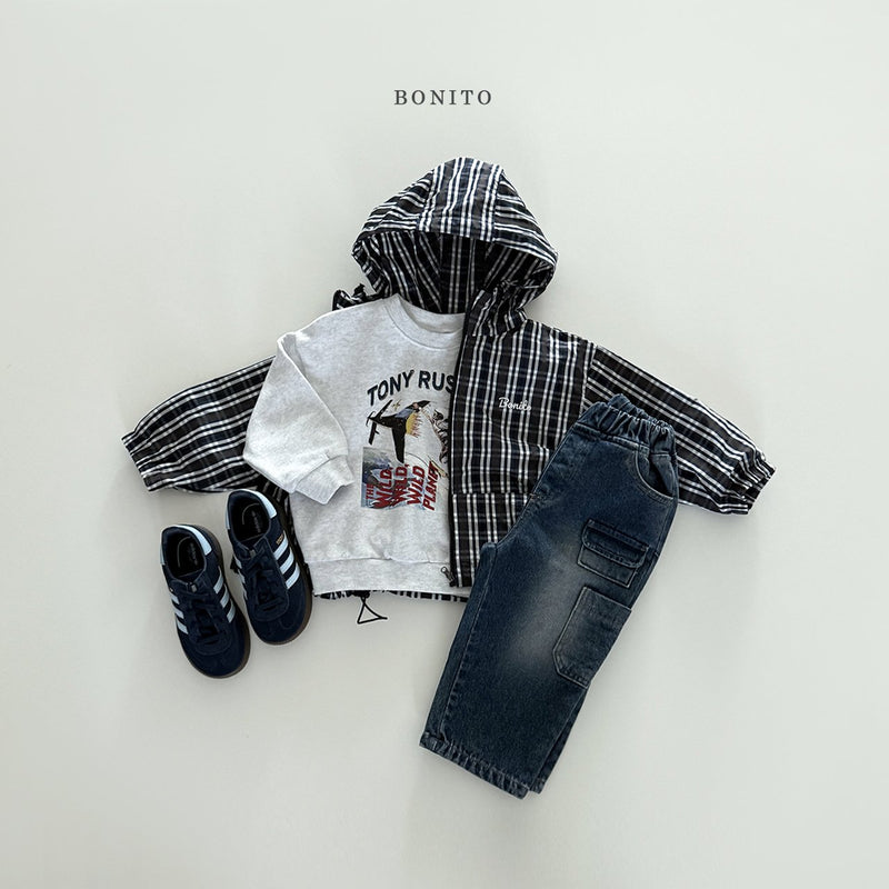 bonito / windbreaker hood jumper【for kids,Jr.&adult】