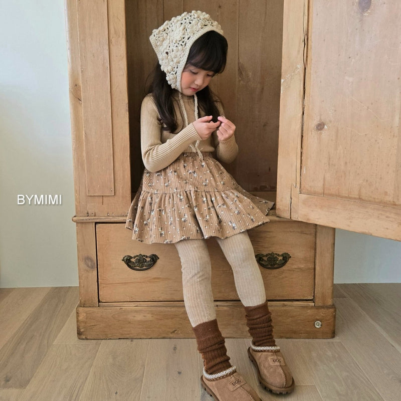 by mimi  / corduroy  skirt【for kids , jr】