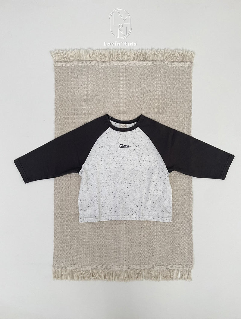 lovin / cheers raglan t-shirt【for kids & adult】