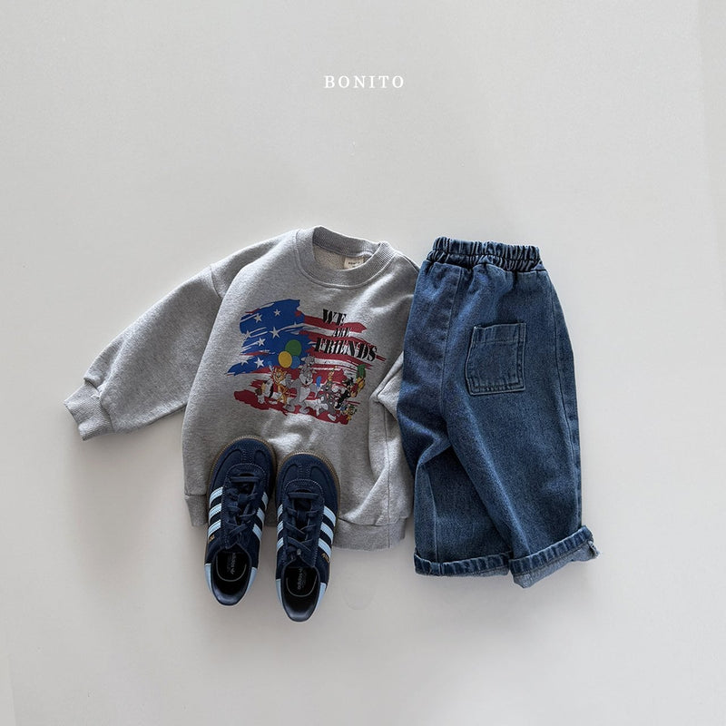 bonito / denim pants【for kids&Jr.】