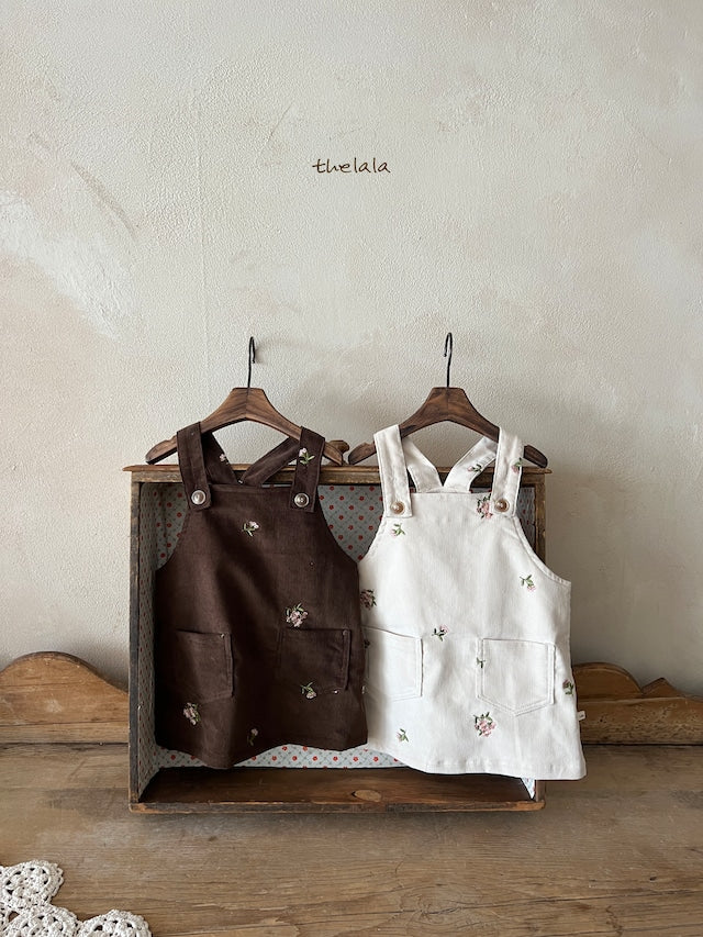 thelala / cream corduroy onepiece