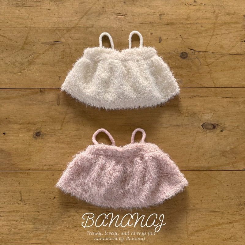 bananaj / cotton candy bustier top【for kids & jr.】