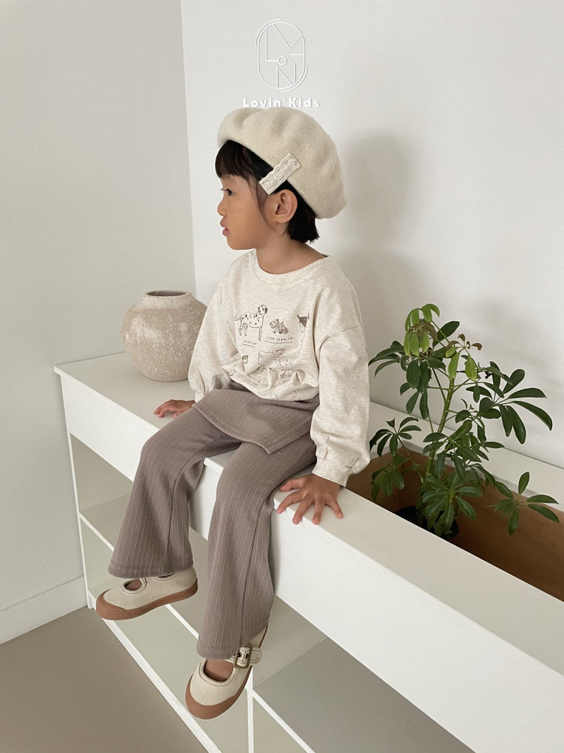 lovin / papirop t-shirt【for kids】