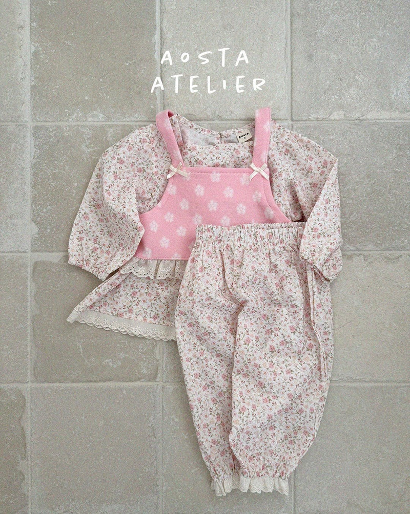 aosta / ribbon blouse【for baby &kids】