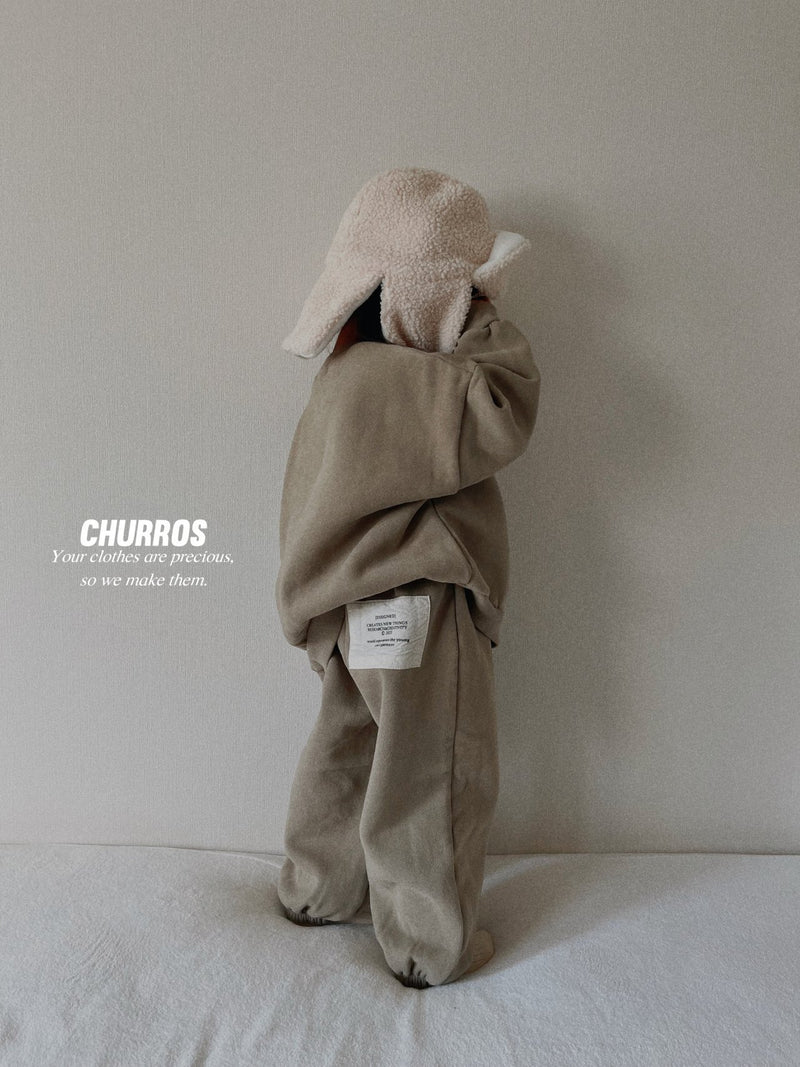churros / patch jogger pants 【for kids , jr】