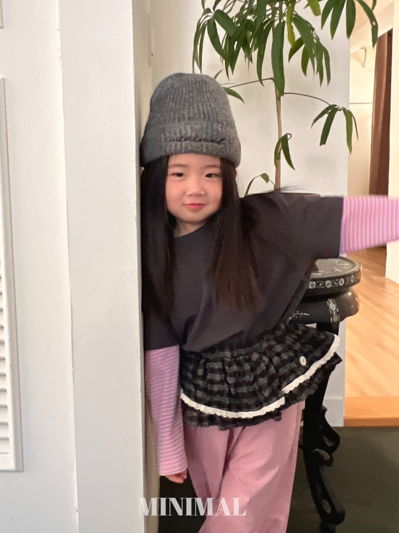 minimal / chappy layered skirt【for kids &Jr.】