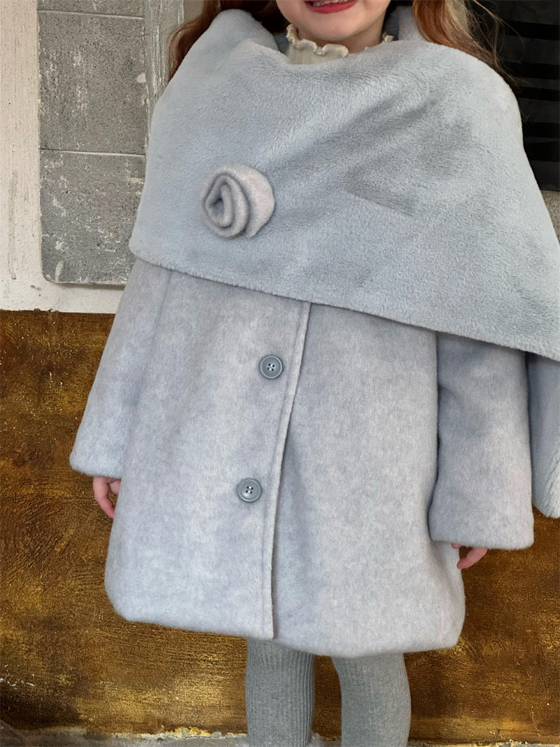 cheng le  / muffler set no collar coat 【for kids , jr 】