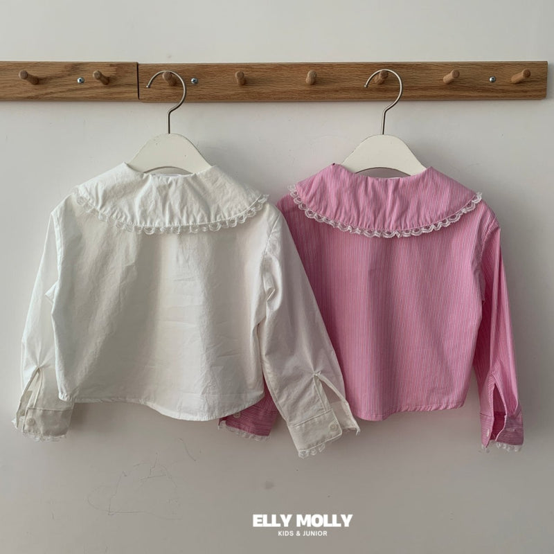 elly molly  / rose lace blouse【for kids, Jr. 】