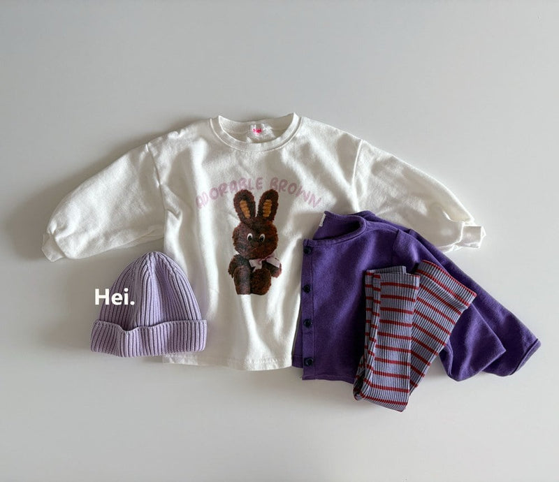 hei. / rabbit and girl tee 【for kids】