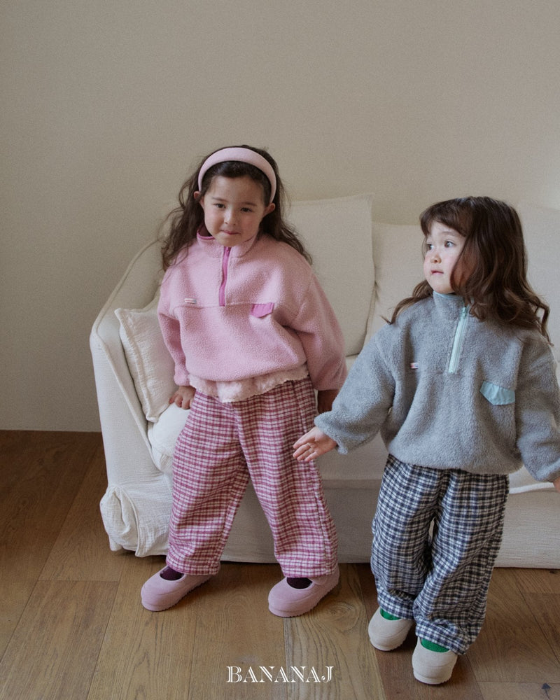 bananaj / foaming half zipup mtm【for kids & jr.】