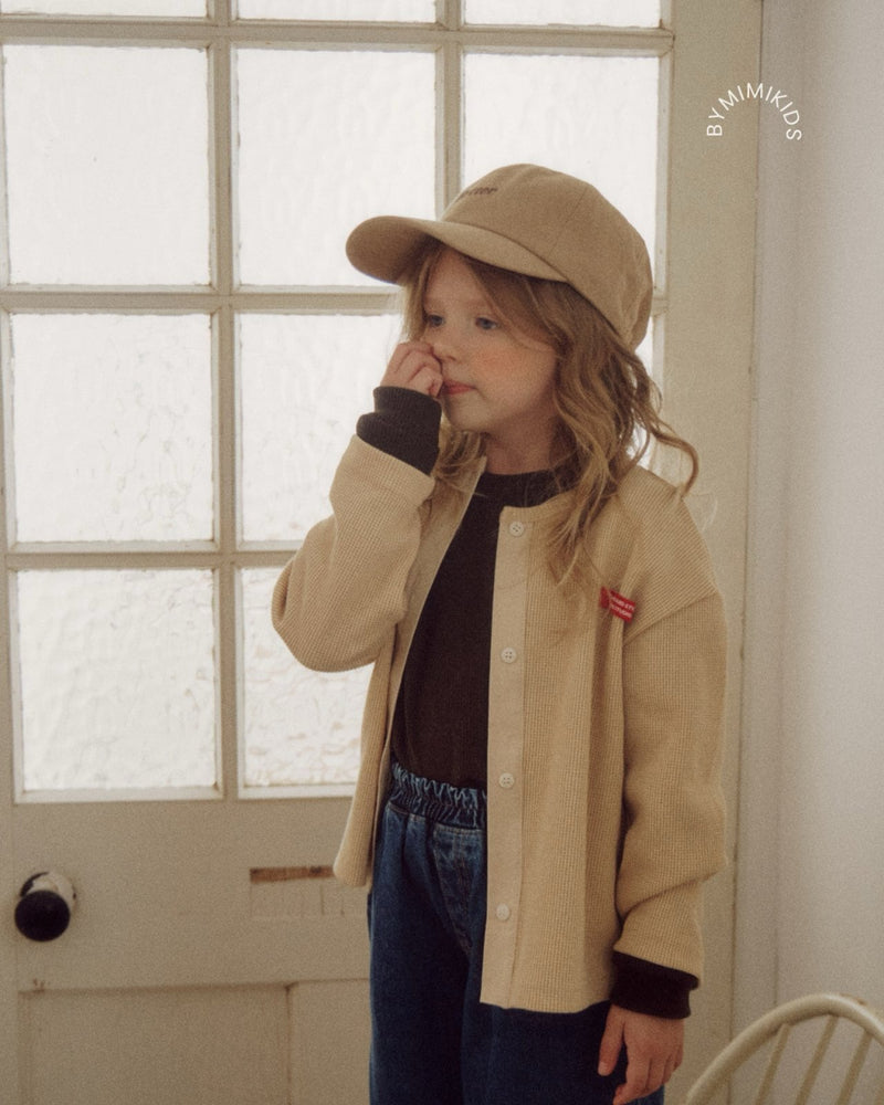 by mimi  / butter embroidery cap【for kids , jr】