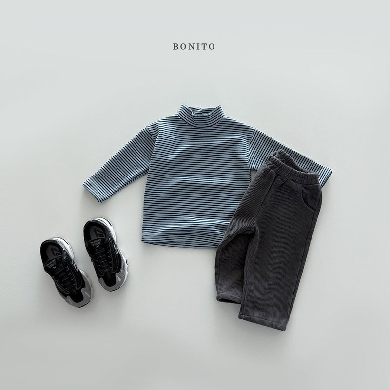 bonito / stripe polar tee 【for kids&Jr.】