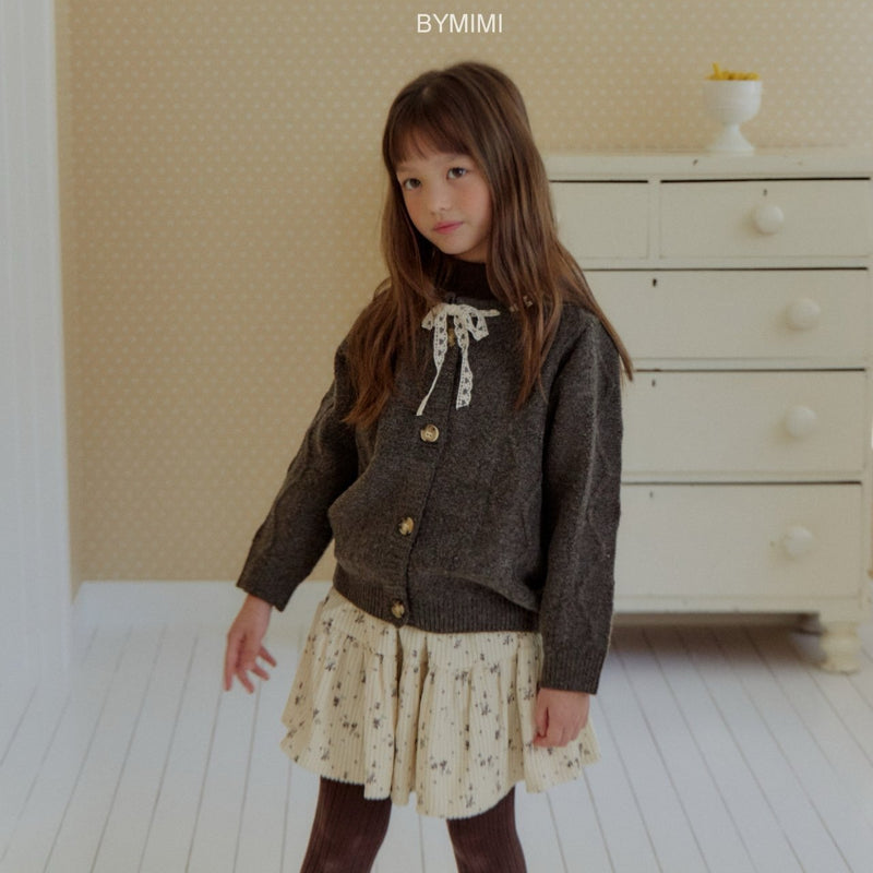 by mimi  / corduroy  skirt【for kids , jr】