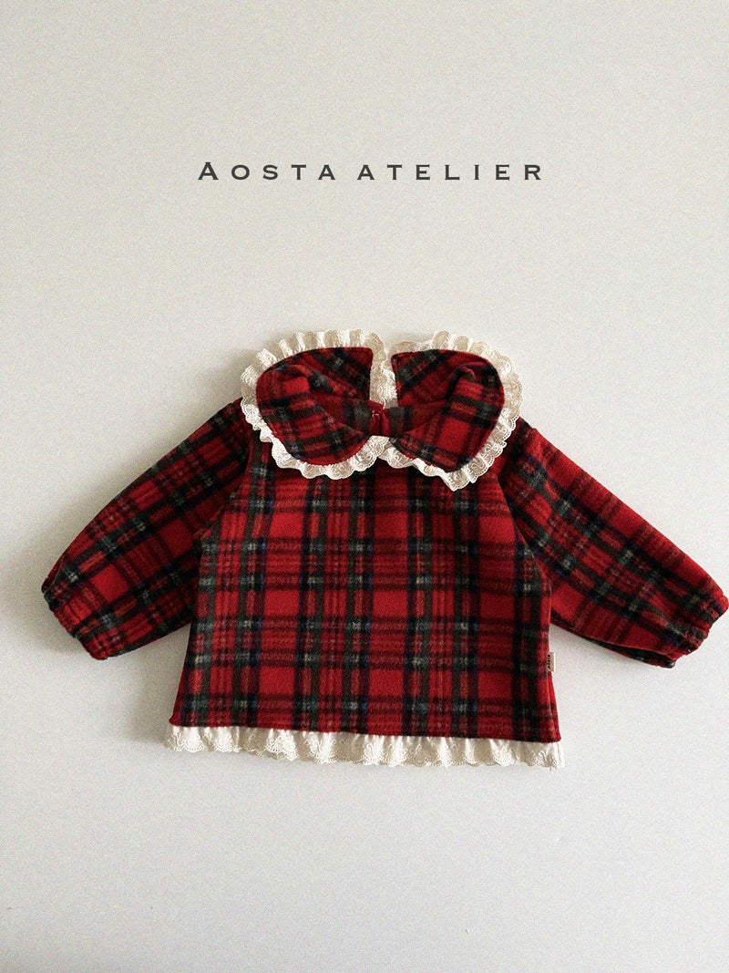 aosta / winter frills blouse