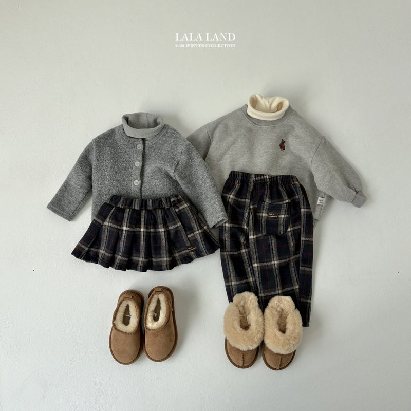 lalaland / bucket check pants【for kids】