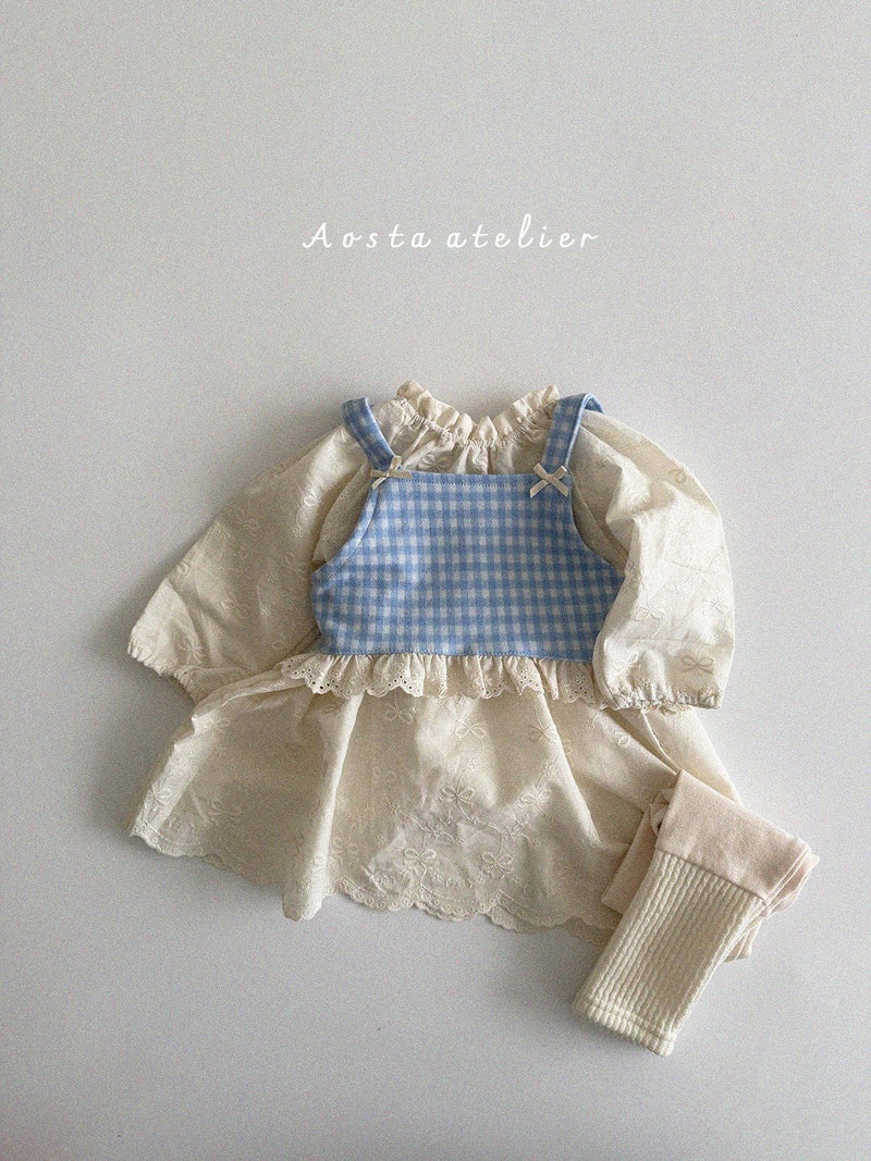 aosta / ribbon blouse【for baby &kids】