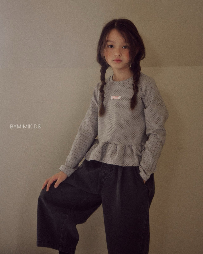 by mimi  / mini dot tee【for kids , jr】