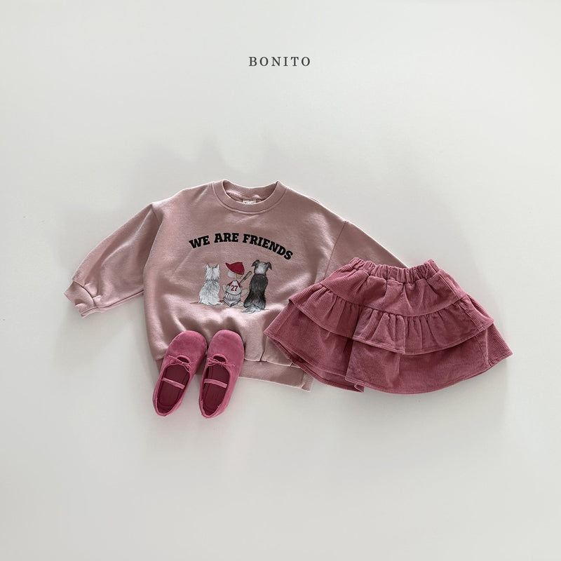 bonito / corduroy skirt【for kids&Jr.】