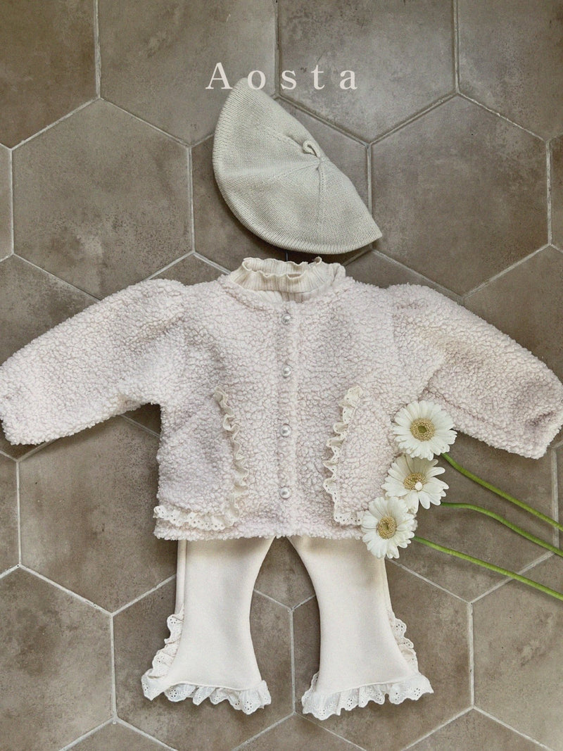 aosta / tete bear cardigan