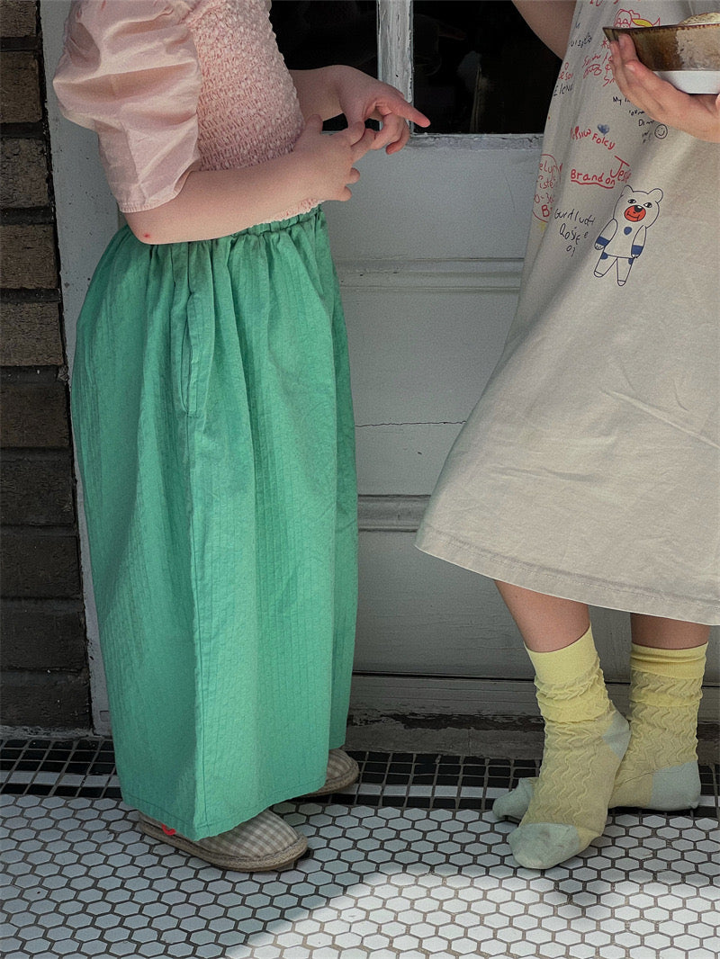 cheng le / wide straight pants【for kids , jr】