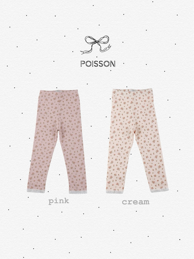 poisson / bella lace leggings【for  kids &Jr.】