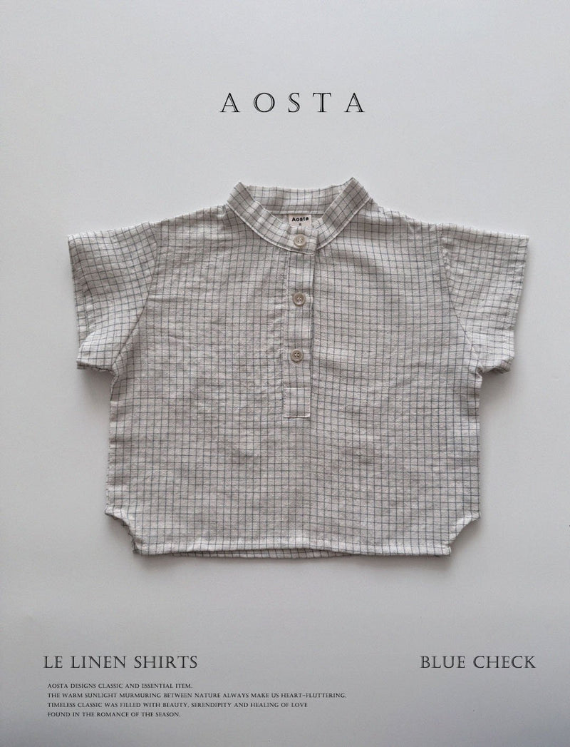 aosta / le linen shirt