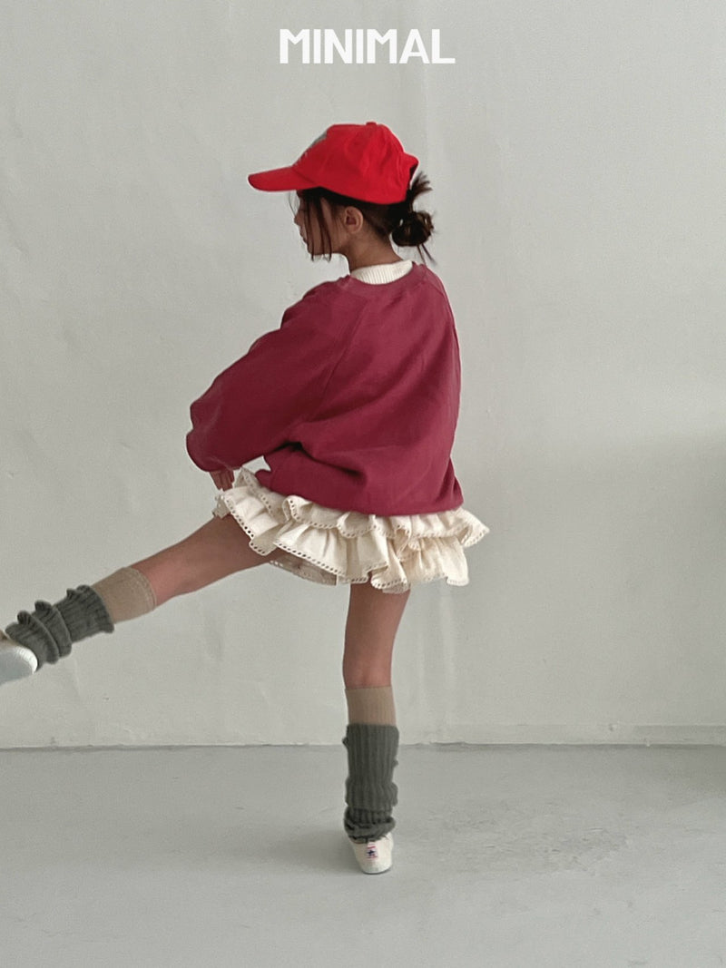 Minimal/ structure cancan skirt【for kids & jr.】