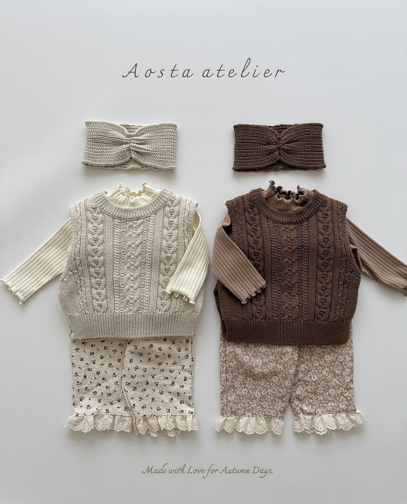 aosta /  camellia tee【for baby&kids】