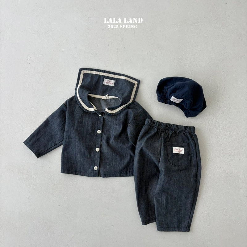 lalaland / slub denim pants【for kids】