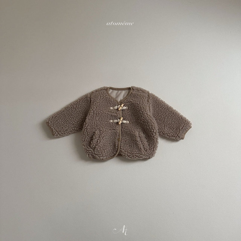 atomeme / fluffy jacket 【 for baby, kids 】