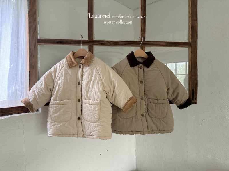 la camel  / urban padding jacket