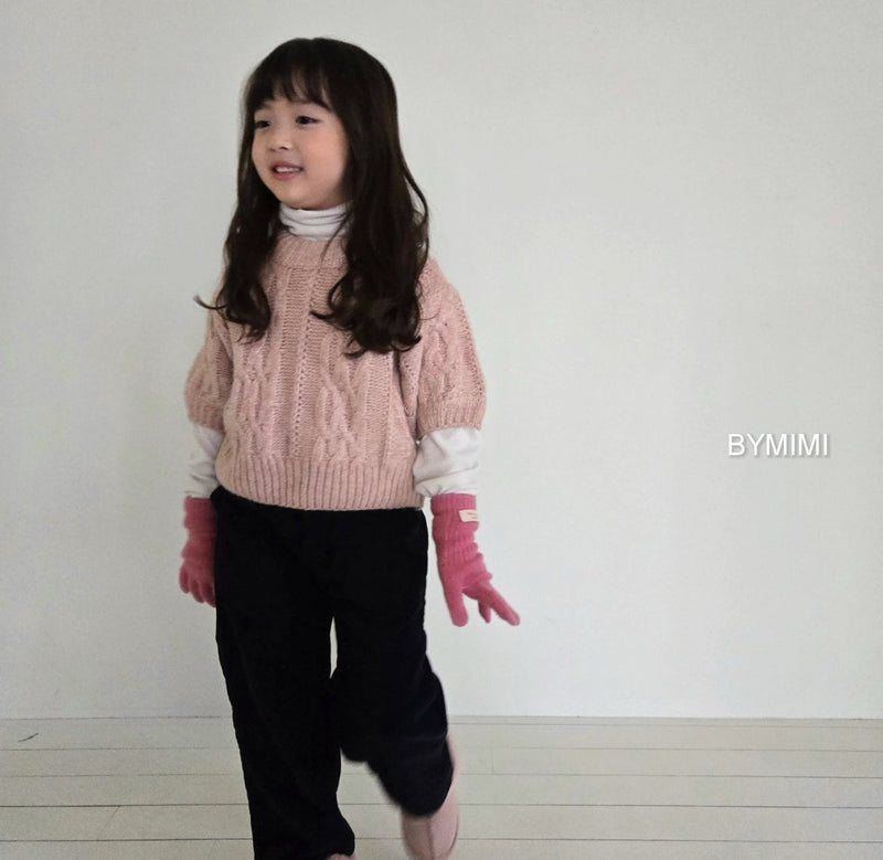 by mimi  / mocha polar tee【for kids , jr】