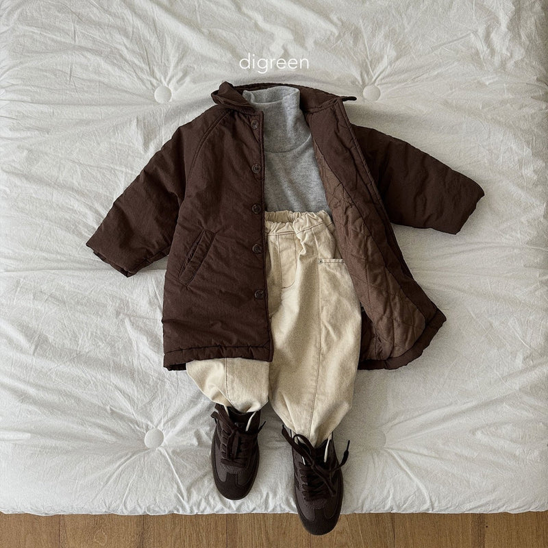 digreen / rivet pants