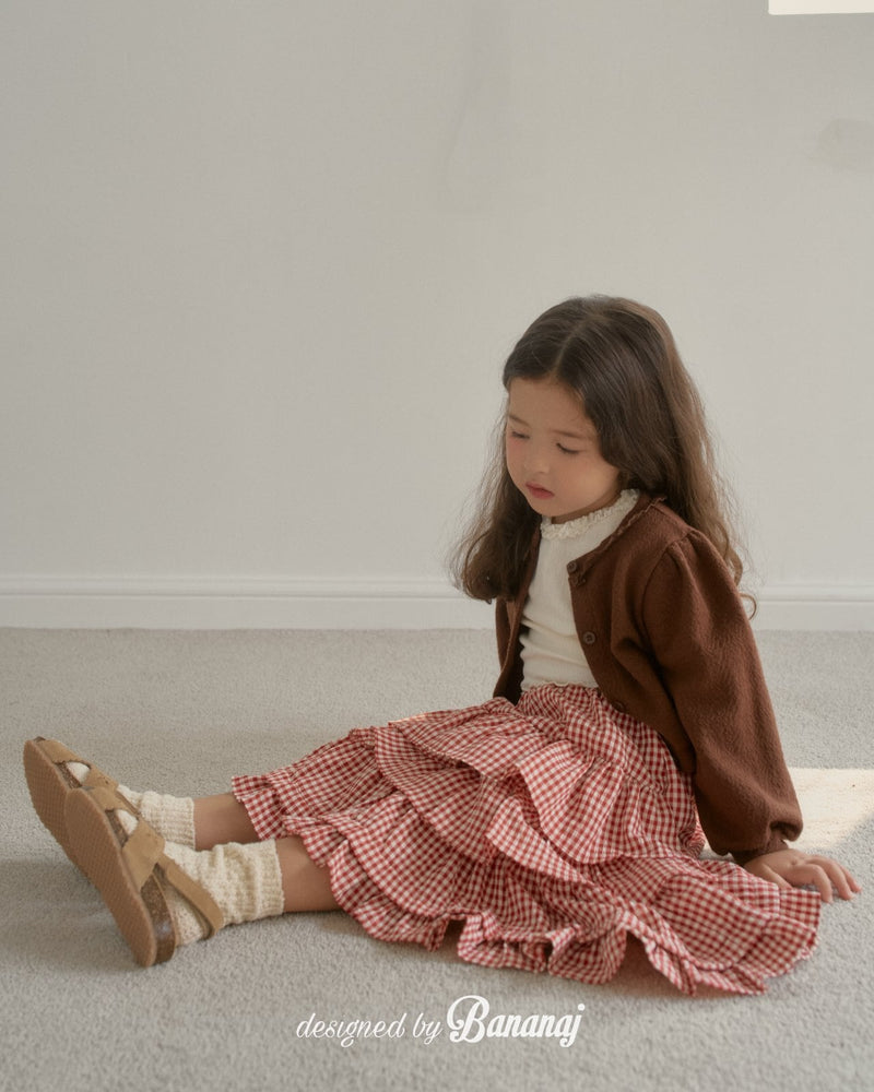 bananaj / candy cancan skirt【for kids & jr.]
