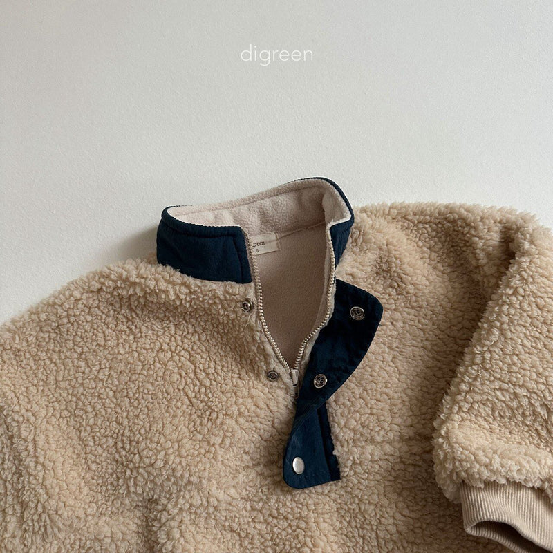 digreen / fleece half zipup mtm