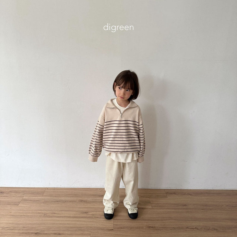 digreen / eyelet pants