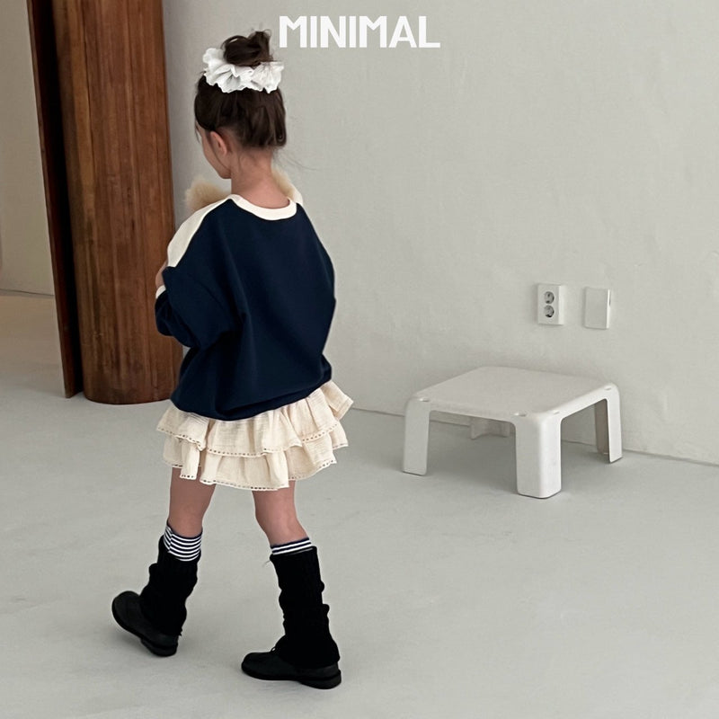 Minimal/ structure cancan skirt【for kids & jr.】